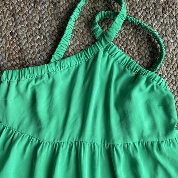 Show Me Your Mumu Hallie Halter Dress in Spring Green - Picture 5 of 7